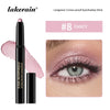 10-Color Waterproof Cream Eyeshadow Pencil — Dual-Color Gradient Stick, Long-Lasting Matte to Shimmer Highlighter & Glitter Eyeliner
