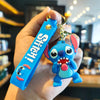 Lilo & Stitch Silicone Keychain Pendant - Cartoon Key Ring for Car, Phone & Bag (4–6 cm / 1.6–2.4 in)