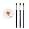 Ultrathin Eyebrow Makeup Brush - Precision Synthetic Hair Brow Brush with Wood Handle