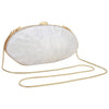 Luxury Shell Shape Minaudiere Clutch for Women - Evening Wedding Party Crossbody Shoulder Bag