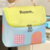 Large-Capacity House-Shaped Travel Cosmetic Bag – Portable Makeup Pouch with Cute Cartoon Design