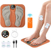 3D Smart Foot Massage Pad with RF Remote — 8 Modes, 29 Intensity Levels, Battery-Powered Stimulator for Improved Circulation & Slim Legs