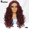 Curly Lace Front Synthetic Wig, 24 Inch (61 cm), 13×4.5×1 Lace, Black Brown Blonde Ginger Orange Burgundy