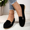 Women's Spring Autumn Slip-On Loafers Comfortable Non-Slip Casual Flat Shoes