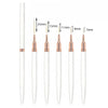 5-Piece Nail Art Striping Brush Set – Ultra-Thin Liner Detail Brushes (7–25 mm / 0.28–0.98 in)