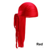 Satin Long Tail Durag Bandana Headwrap Pirate Hat Turban Doo Rag – Unisex One Size (56–58 cm)