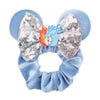 Disney Mouse Ears Sequin Velvet Bow Elastic Headband 4 in (10 cm) – Women's & Girls Party Hair Accessory