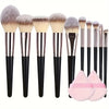 3-20 Piece Professional Makeup Brush Set – Soft Synthetic Kabuki Brushes for Eyeshadow, Foundation, Concealer, Blending & Blush