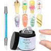 100g (3.5 oz) Clear Non-Sticky Extension Nail Gel — 3D Sculpting & Rhinestone Glue, Soak-Off UV/LED Nail Art Gel
