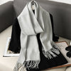 Women's Winter Scarf, Thick Cashmere-Look Pashmina Shawl with Tassels, Windproof Wrap, 175+ cm (69+ in) — 62 Colors