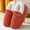 Women's Corduroy Plush-Lined Memory Foam Slippers - Indoor Bedroom Slides, Fluffy Fuzzy Warm Slip-On with EVA Sole