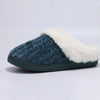 Women's Winter Plush Slippers - Fur-Lined Memory Foam, Non-Slip Soft Sole Indoor/Outdoor House Shoes