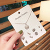 S925 Silver Needle Mini Stud Earrings Set for Women and Girls, Cute Geometric Fashion Jewelry Gift