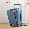 Front Laptop Pocket Spinner Suitcase – Wide Handle PC Aluminum Frame Trolley Luggage, 20\" (50 cm) Carry‑On & 24\" (61 cm)