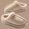 Women's Plush Fleece-Lined Winter Slippers, Non-Slip Soft-Sole Indoor House Shoes