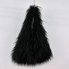 Women's Faux Fur Plush Drawstring Bucket Bag - Y2K Furry Shoulder & Crossbody Tote, 30 x 25 x 52 cm (11.8 x 9.8 x 20.5 in)
