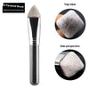 Large Vegan Kabuki Foundation Brush – Angled Triangle Makeup Brush for Flawless Powder & Foundation