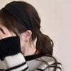 Vintage Leopard Print Soft Cotton Headband Elastic Fashion Hairband for Women & Girls