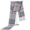 Faux Cashmere Plaid Scarf, Warm Winter Shawl, Unisex Large 180 x 30 cm (71 x 12 in)