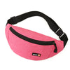 Women's Black Waist Bag Fanny Pack Crossbody Chest Phone Pouch Multifunctional Sport Belt Bag