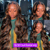 Body Wave Ombre Human Hair Lace Front Wig - HD Transparent 13x6 & 13x4 Lace, Remy Brazilian (1B/30, P4/27)