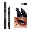Double-Ended Stamp Eyeliner Pen — Waterproof, Quick-Drying & Smudge-Proof Liquid Eyeliner