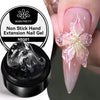 Clear Non-Sticky Hand Extension Gel 15ml (0.51 fl oz) 3D Sculpting & Carving Solid Hard Gel for Fake Nails