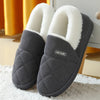 Women's Corduroy Plush-Lined Memory Foam Slippers - Indoor Bedroom Slides, Fluffy Fuzzy Warm Slip-On with EVA Sole