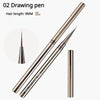 Professional Nail Art Liner Brush Set — Striping & Detailing Pens, 6–25 mm (0.24–0.98 in) Tips