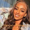 Body Wave 13x6 HD Transparent Lace Frontal Wig, 36 Inch (91 cm) 220% Density Chocolate Brown Brazilian Human Hair for Women