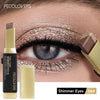 Double-Ended Glitter Eyeshadow Stick Waterproof Metallic Shimmer Highlight