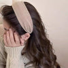 Vintage Leopard Print Soft Cotton Headband Elastic Fashion Hairband for Women & Girls
