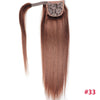 ZZHAIR 100% Human Remy Clip-In Wrap-Around Ponytail 16-26 in (40-66 cm) 140g Machine-Made Straight
