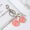 Red Cherry Pendant Keychain for Women — Cute Bag Charm & Car Keyring