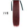 Wrap-Around Clip-In Ponytail Hair Extension 22-34 in (56-86 cm) Long Straight Heat-Resistant Synthetic Blonde Brown