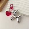 Acrylic Balloon Dog Keychain – Cute Cartoon Bag Charm for Women, Couples, Cars & Backpacks