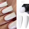15ml (0.5 fl oz) Quick Extension Gel Nail Polish Nude Milk White Builder Hard Gel Varnish UV/LED