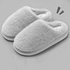 Women's Faux Fur Winter Slippers - Plush Toe-Cover Slip-Resistant House Slides with Thick Sole