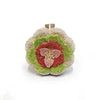 Floral Rhinestone Minaudiere Evening Clutch Rose Crystal Bridal Wedding Party Bag