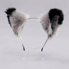 Lolita Plush Cat & Fox Ear Headband for Cosplay Anime Halloween Hair Hoop Headwear