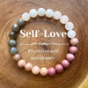 Natural Stone Beaded Bracelet - Unisex Healing, Anxiety Relief, Protection & Self-Love Jewelry