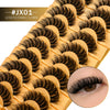 3D Faux Mink Wispy Cat-Eye False Eyelashes – 10 Pairs, Layered Natural-Look Lashes (15–20 mm / 0.59–0.79 in)