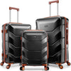 3-Piece ABS Hardshell Luggage Set with 360° Spinner Wheels and TSA Lock, 20"/24"/28" (51/61/71 cm) Travel Suitcases