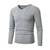 Women's V-Neck Lightweight Knitted Pullover Sweater, Casual Business Solid Color Jumper