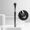 Professional Foundation Makeup Brush – Broom & Tongue Head Synthetic Hair Wood Handle for Liquid Foundation & Concealer