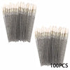 Disposable Lip Wands Applicators 100/200/300-Pack - Lipstick, Gloss & Mascara Brushes for Eyelash Extensions