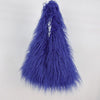 Women's Faux Fur Plush Drawstring Bucket Bag - Y2K Furry Shoulder & Crossbody Tote, 30 x 25 x 52 cm (11.8 x 9.8 x 20.5 in)
