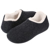 Short Plush Women’s Winter Slippers — Cozy Fur-Lined Closed-Back House Slides with Non-Slip Rubber Sole