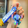 Lilo & Stitch Silicone Keychain Pendant - Cartoon Key Ring for Car, Phone & Bag (4–6 cm / 1.6–2.4 in)
