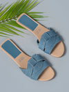 Women's Braided Flat Sandals - Comfortable Open Toe Soft Sole Flip Flops for Beach & Casual Wear